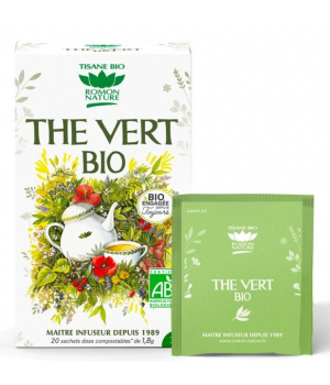 Romon Nature Tisane Thé vert bio 20 sachets