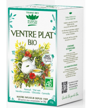 Romon Nature Tisane Ventre plat 20 sachets 32g