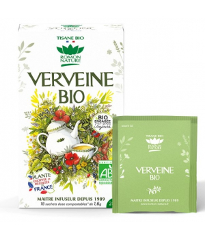 Romon Nature Tisane Verveine France bio 18 sachets