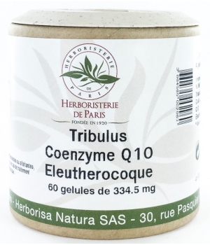 Herboristerie De Paris Tribulus Coenzyme Q10 Eleuthérocoque 60 Gélules