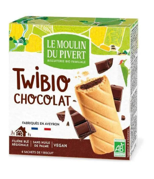 Anti-Gaspi Twibio Fourrés au Chocolat 150g Le Moulin du Pivert