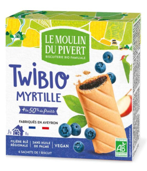 Le Moulin Du Pivert Twibio Fourrés Myrtille 150g