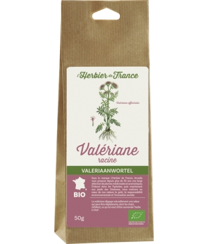 Anti-Gaspi Valériane racine sachet 50g Herbier de France en sachet zip