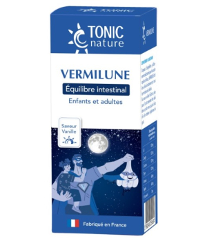 Anti-Gaspi Vermilune équilibre intestinal formule liquide arome vanille SANS BOITE 150ml