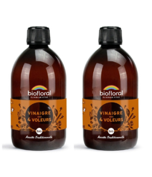 Biofloral Vinaigre des 4 Voleurs Bio 2 x 500ml
